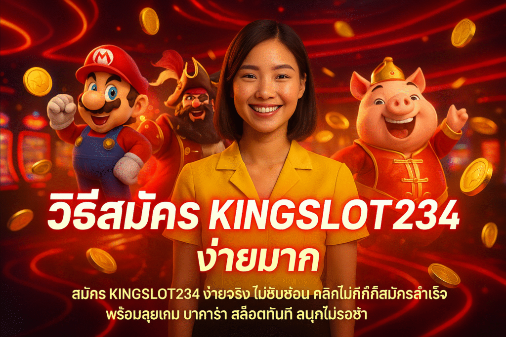 วิธีสมัคร KINGSLOT234 ง่ายมาก