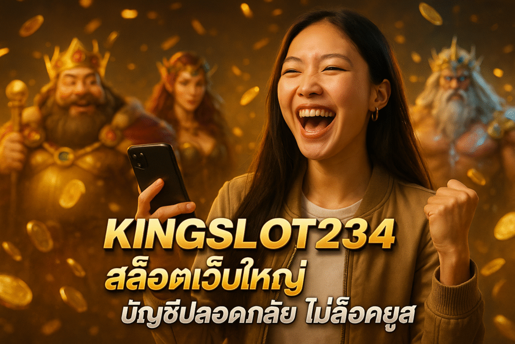 KINGSLOT234 สล็อตเว็บใหญ่ บัญชีปลอดภัย ไม่ล็อคยูส