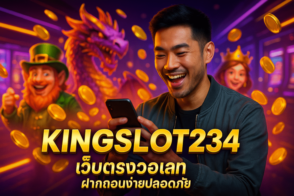KINGSLOT234 เว็บตรงวอเลท ฝากถอนง่ายปลอดภัย
