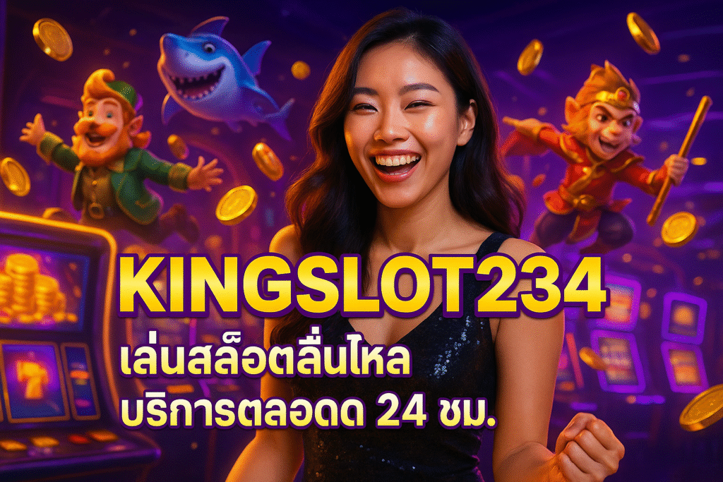 KINGSLOT234 เล่นสล็อตลื่นไหล บริการตลอด 24 ชม.